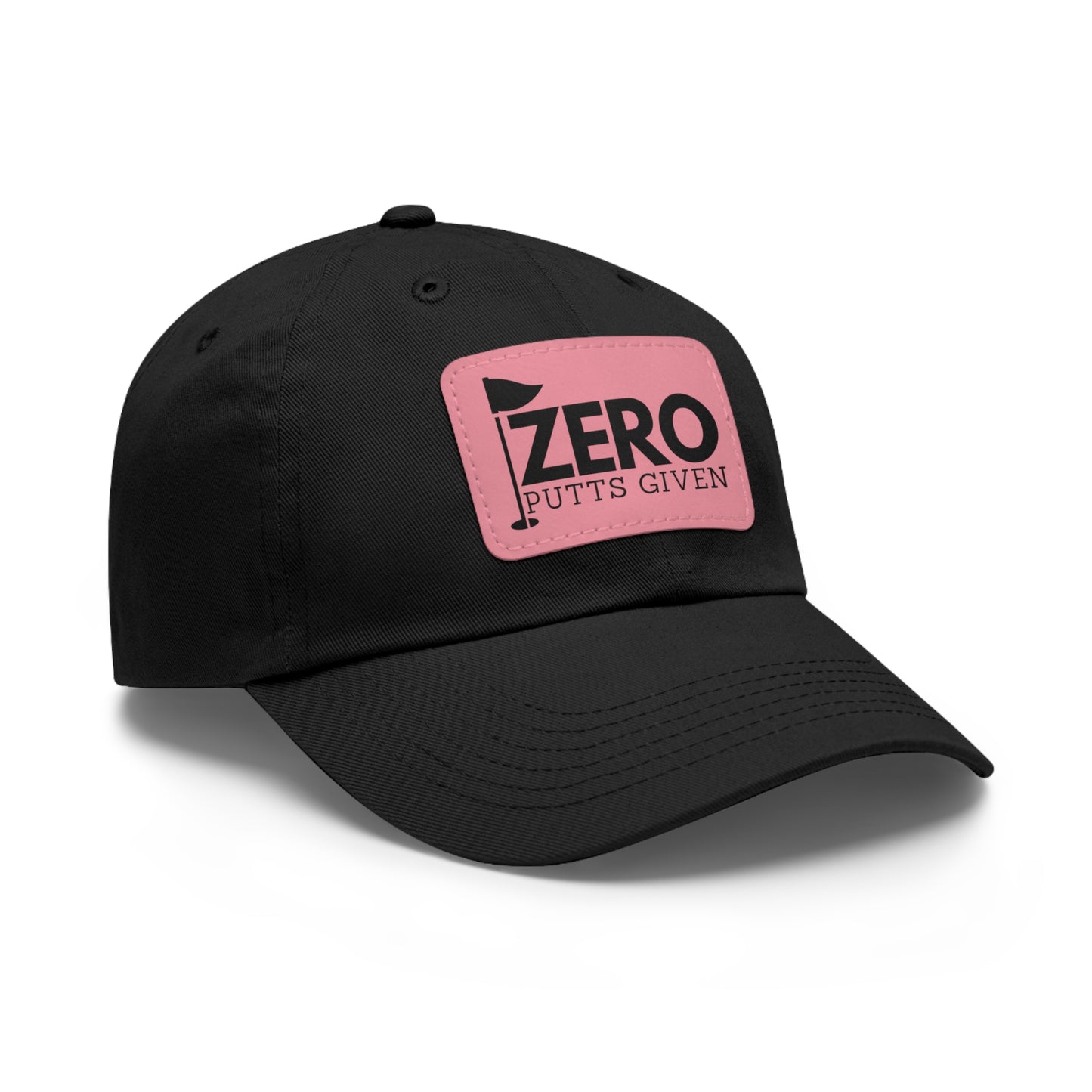 Zero Putts Given Leather Patch Cap