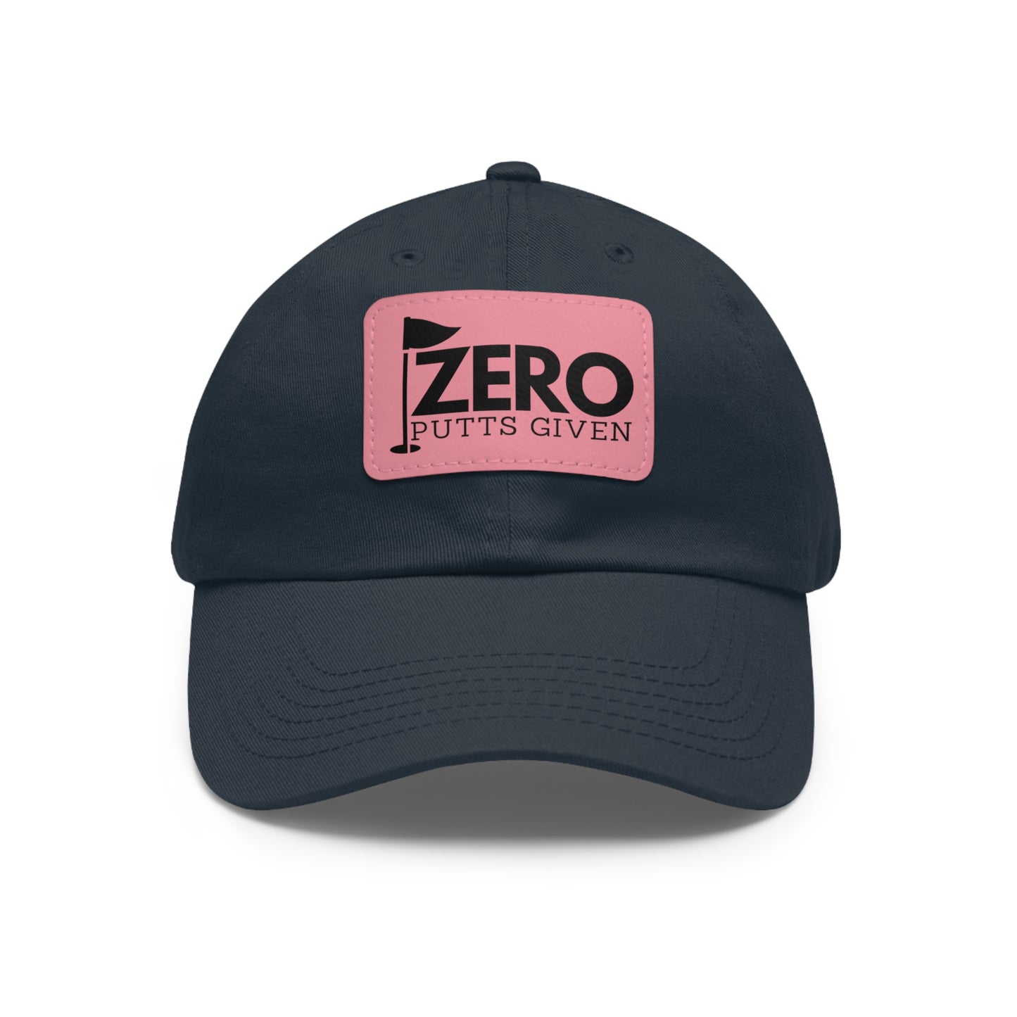 Zero Putts Given Leather Patch Cap