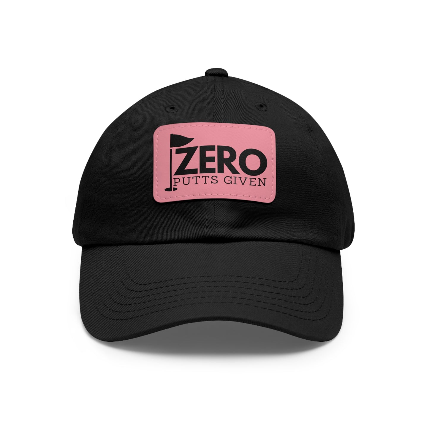 Zero Putts Given Leather Patch Cap