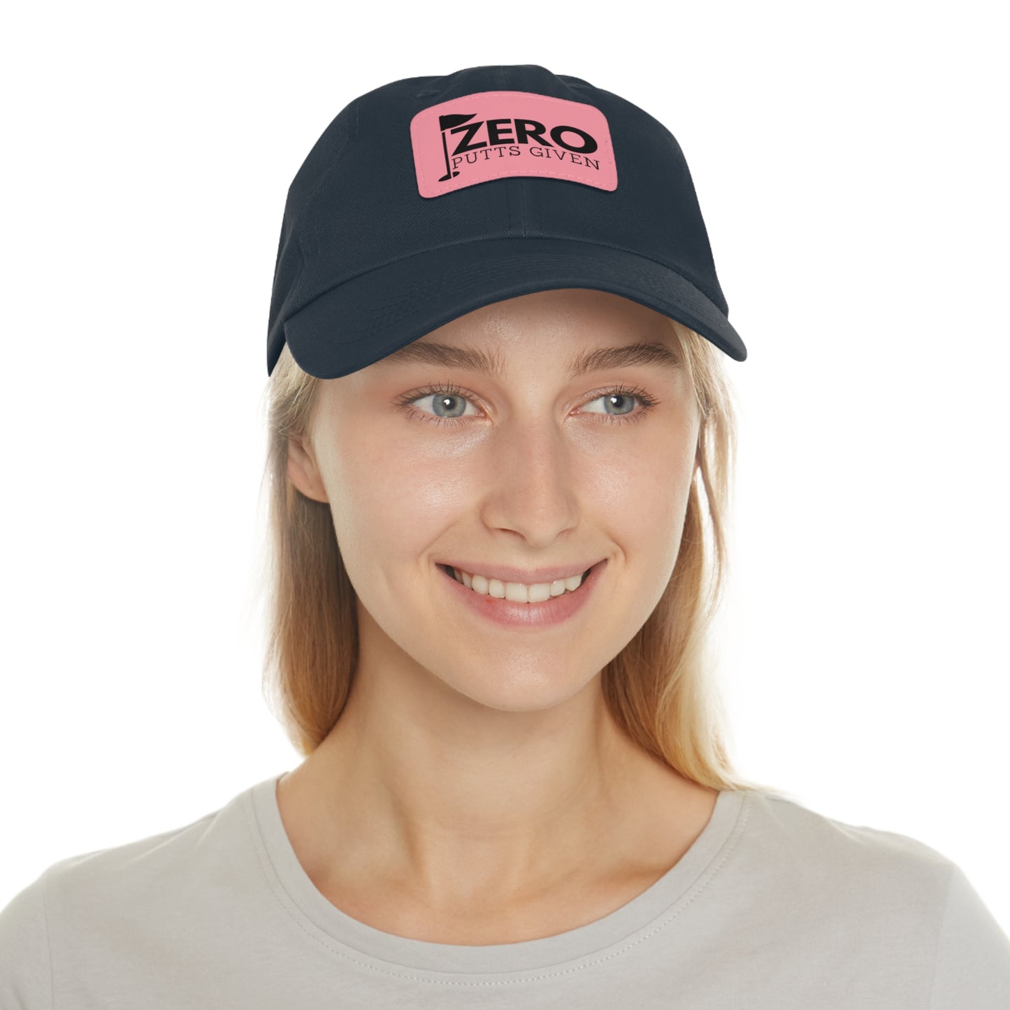 Zero Putts Given Leather Patch Cap