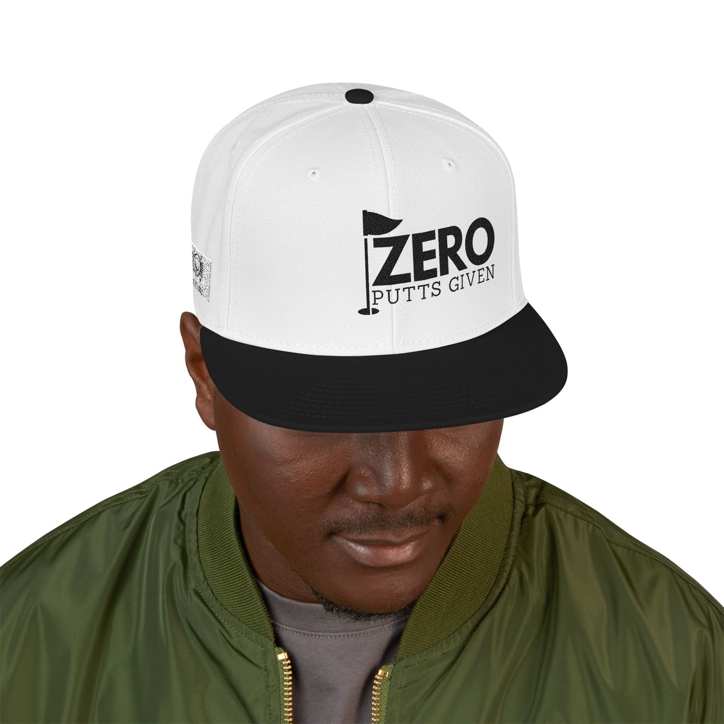 Zero Putts Given Snapback Hat