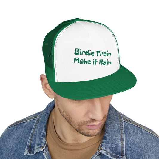 Birdie Train 5 Panel Trucker Cap