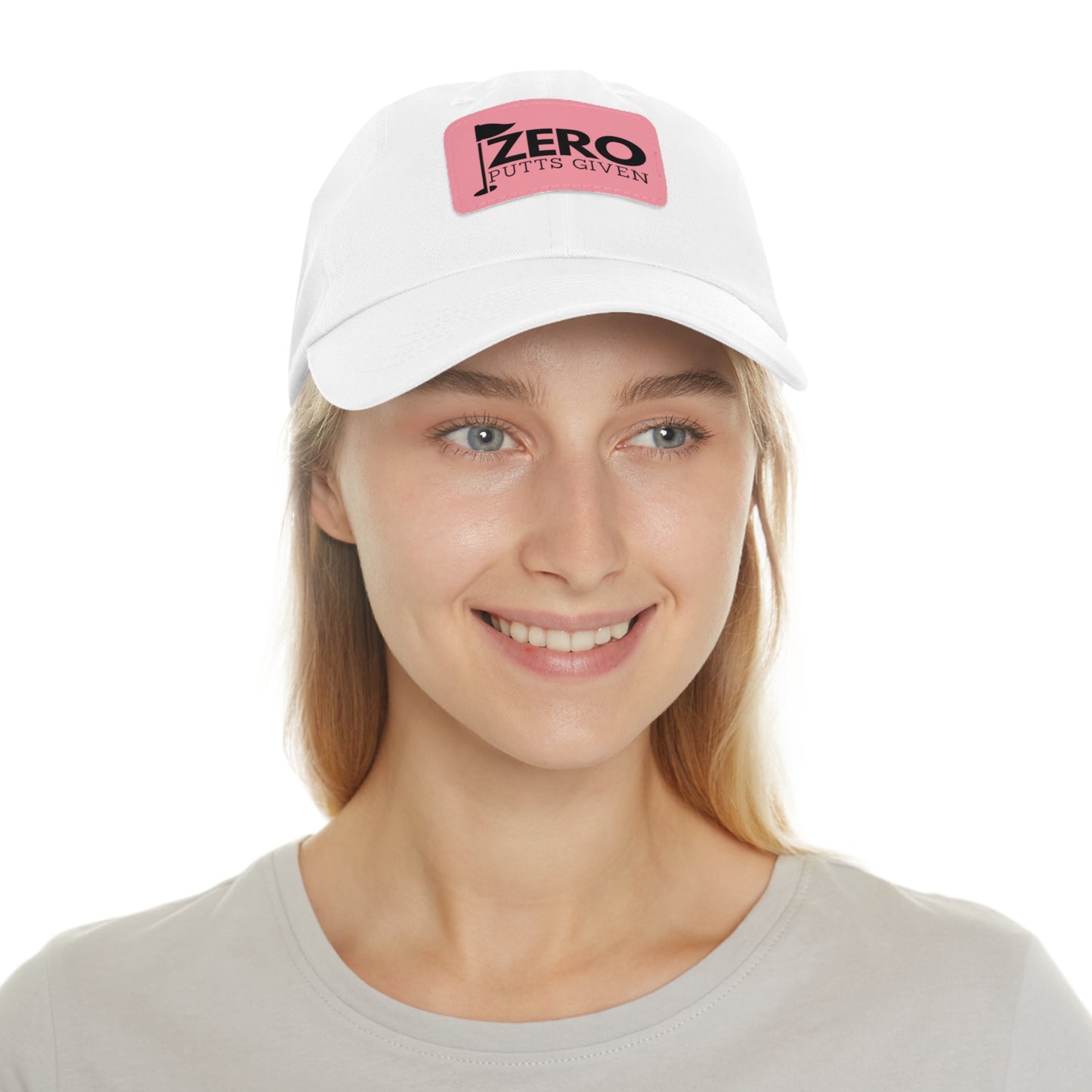 Zero Putts Given Leather Patch Cap