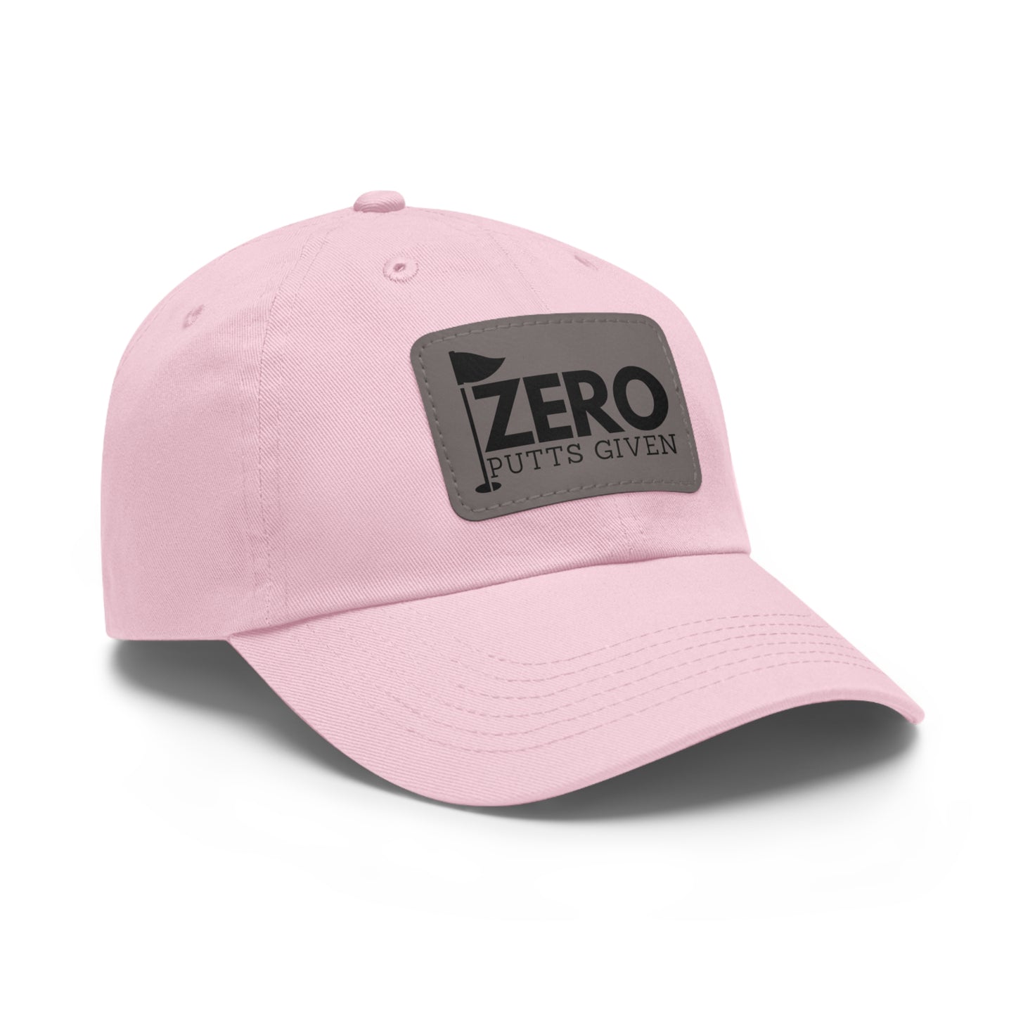 Zero Putts Given Leather Patch Cap