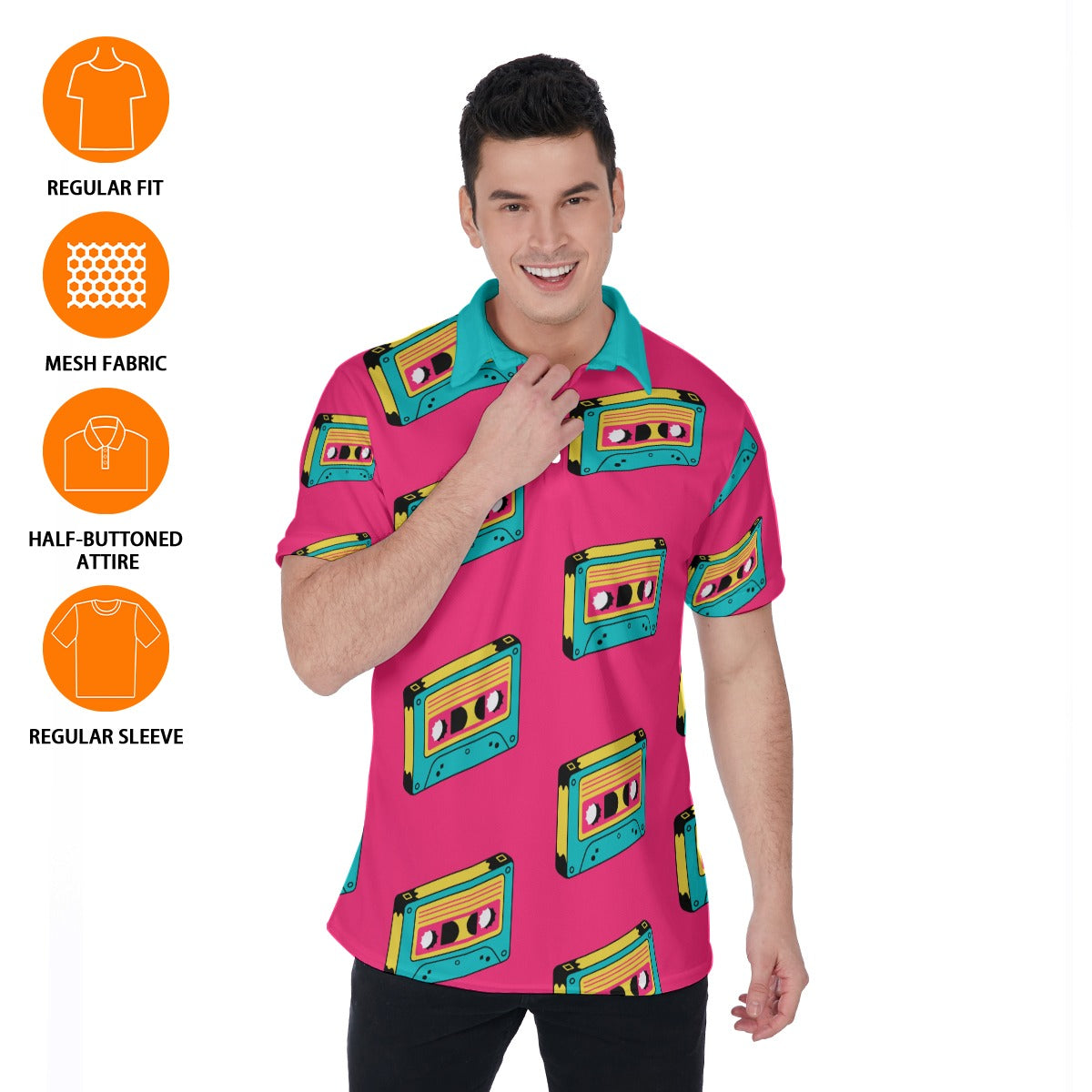 Mix Tape Men's Polo