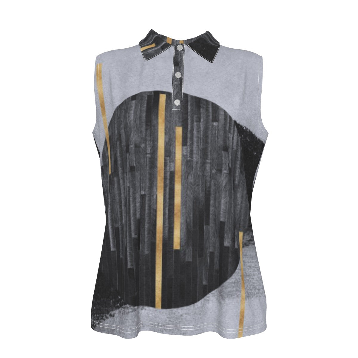 Classical Music Sleeveless Polo Shirt