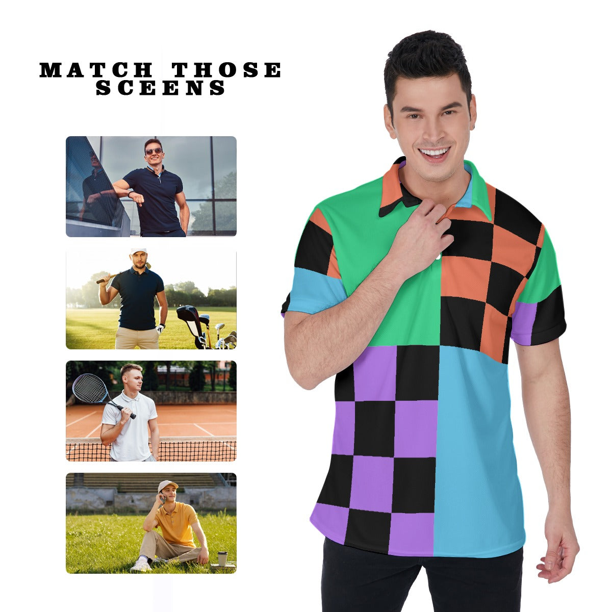 Flintstones Men's Polo Shirt