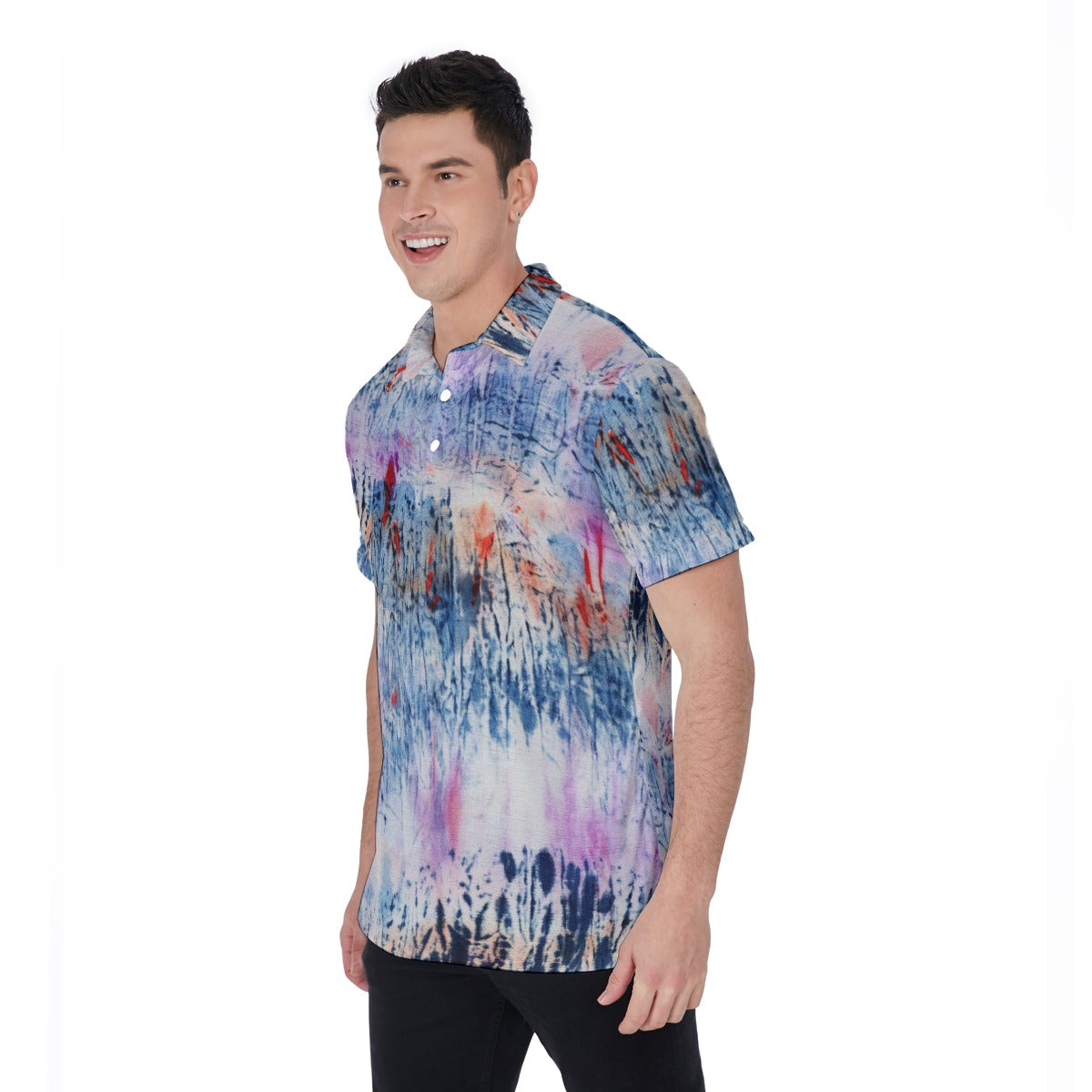 Watercolor Men's Polo Shirt