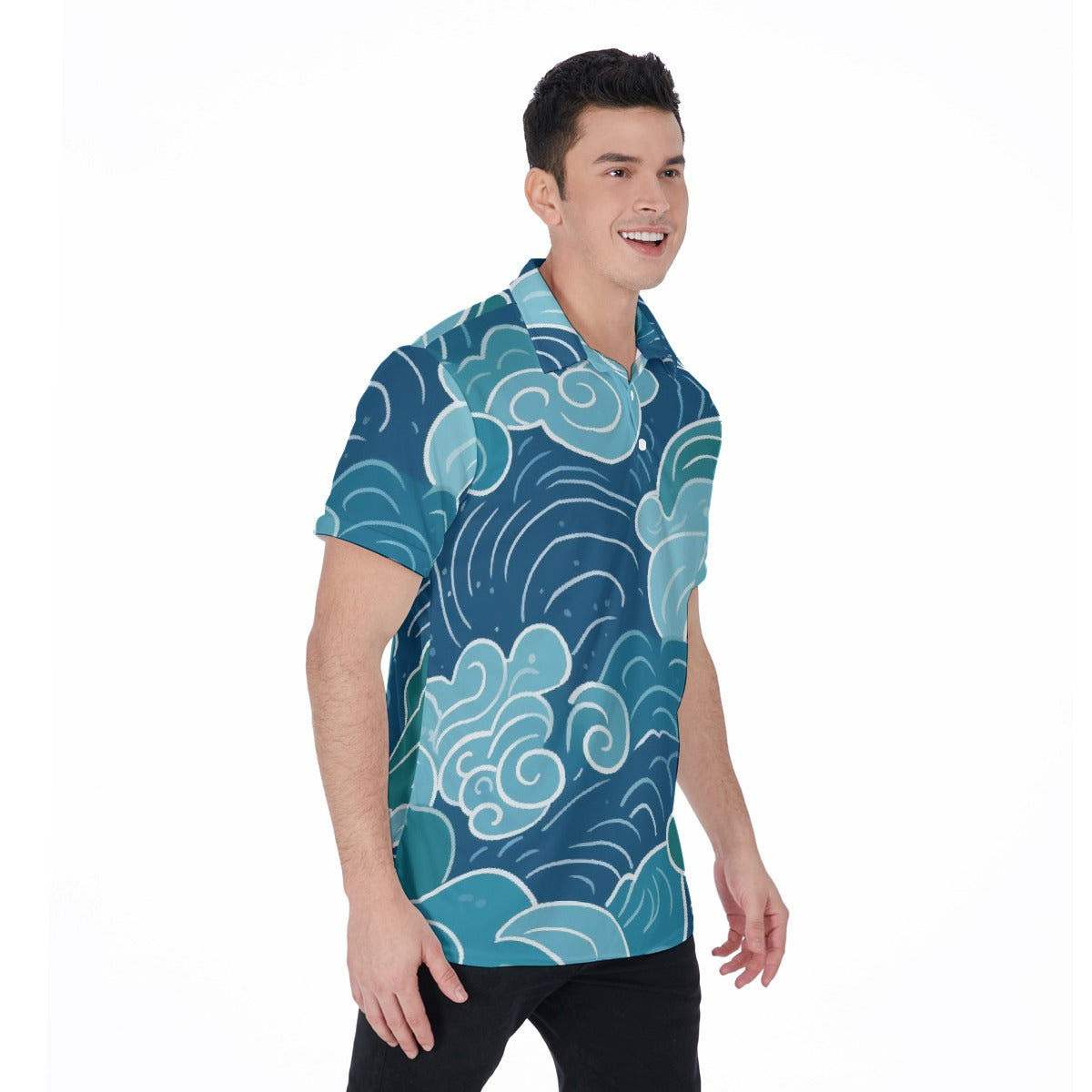 Making Waves Men's Polo Shirt