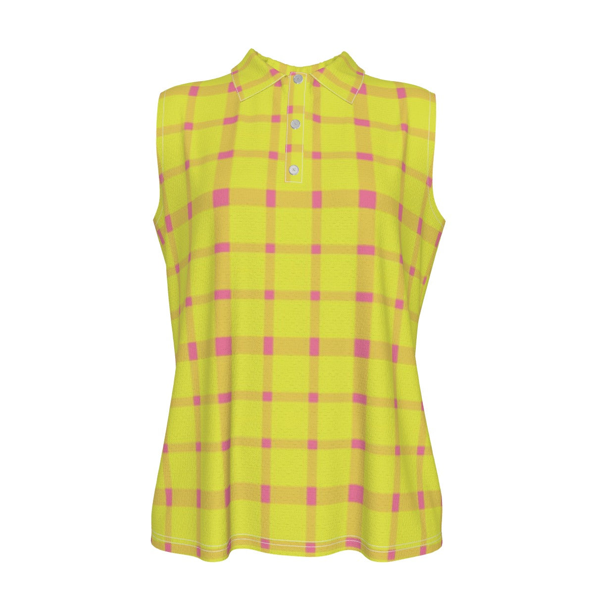 Clueless Women's UV Protection Sleeveless Polo Shirt