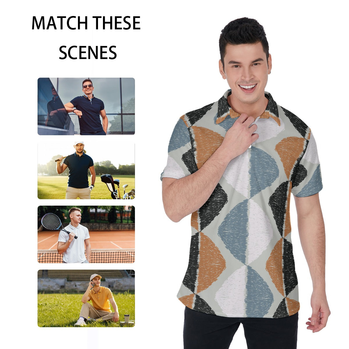 Rock Garden Men's Polo Shirt