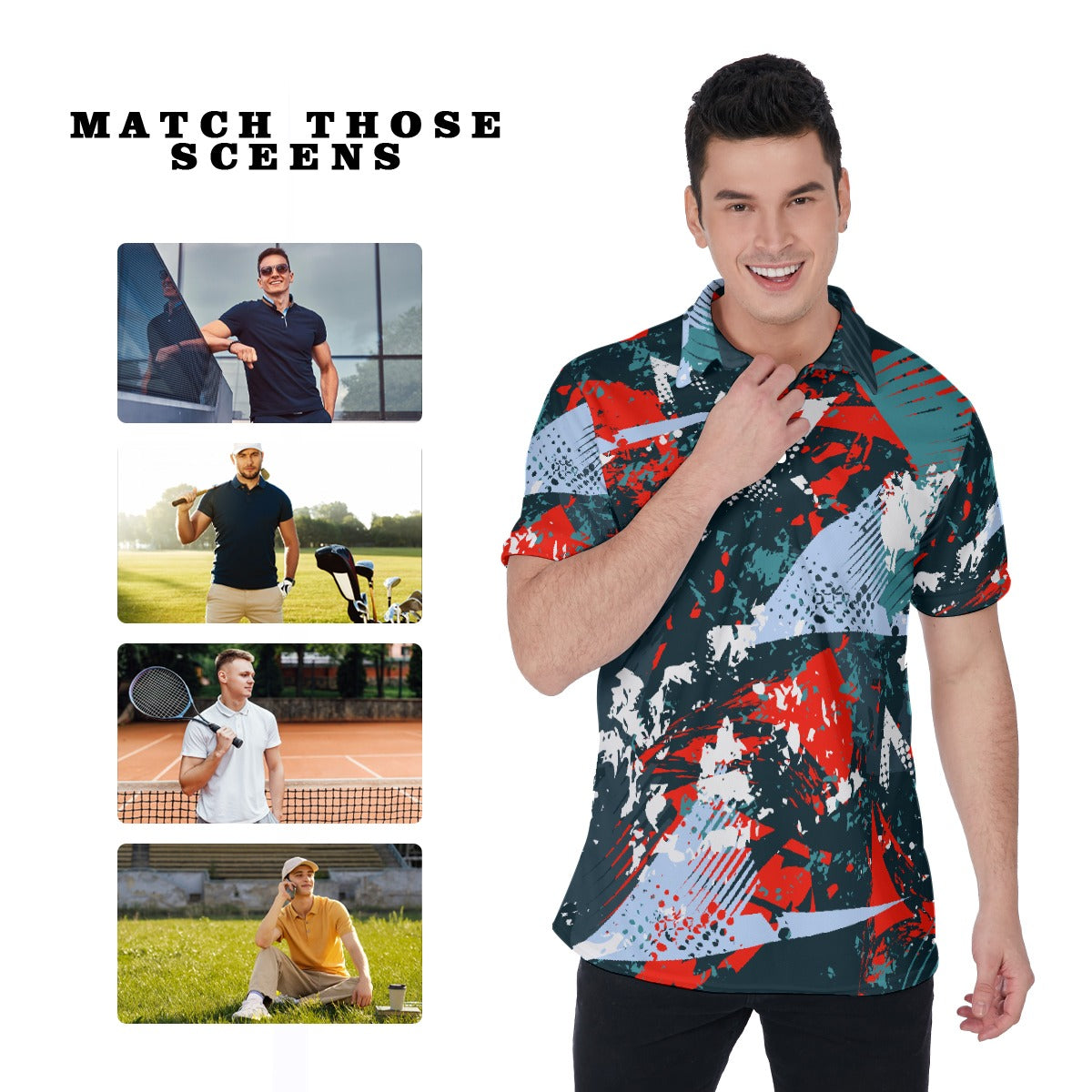 Gettin' Jiggy Men's Polo Shirt