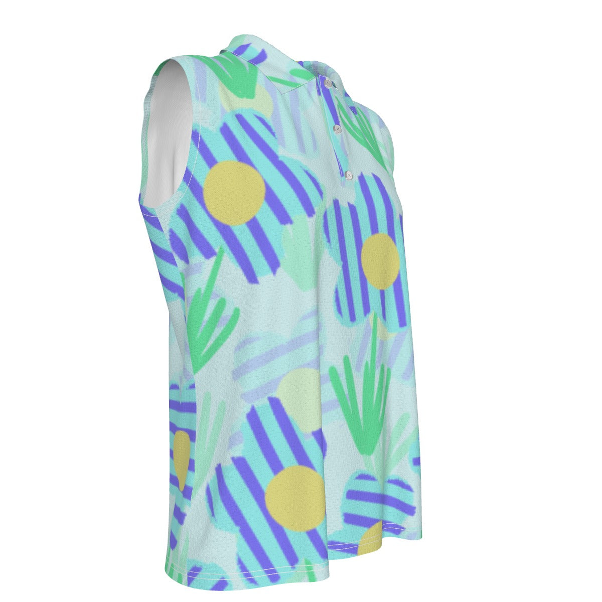 Miss Daisy Sleeveless Polo Shirt