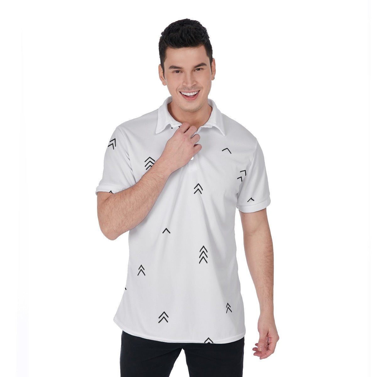 Up & Up Print Men's Polo Shirt