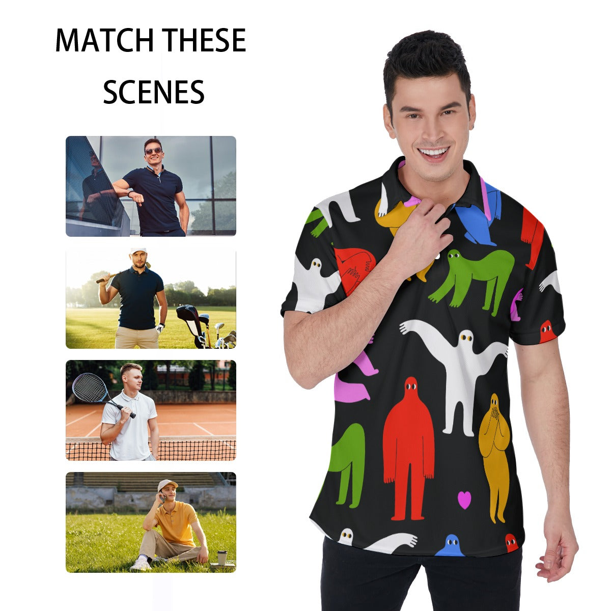 Boogie Man Men's Polo Shirt