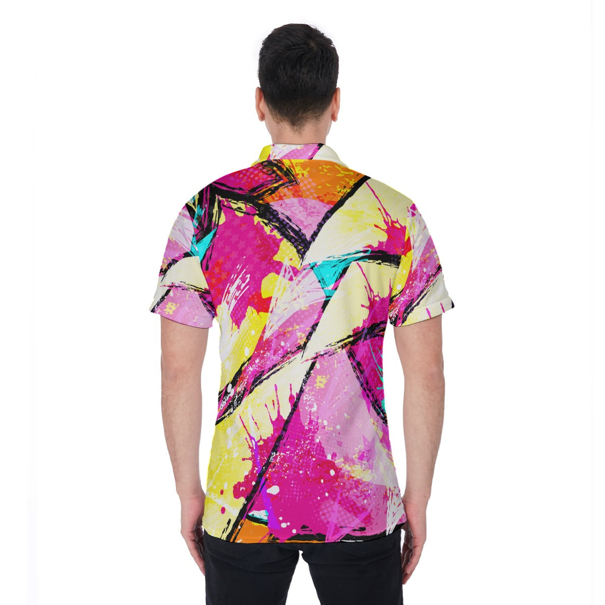 Pinky Wink Men's Polo Shirt