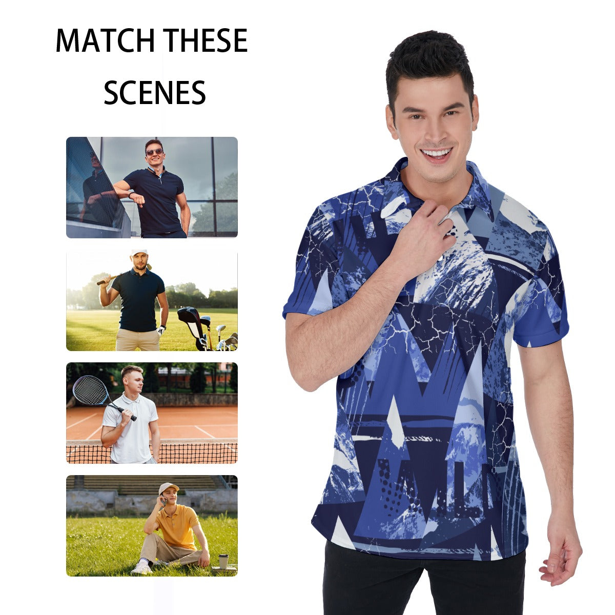 Summer Breeze Men's Polo Shirt
