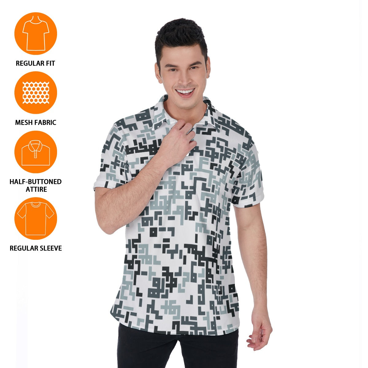 Tetris Men's Polo Shirt