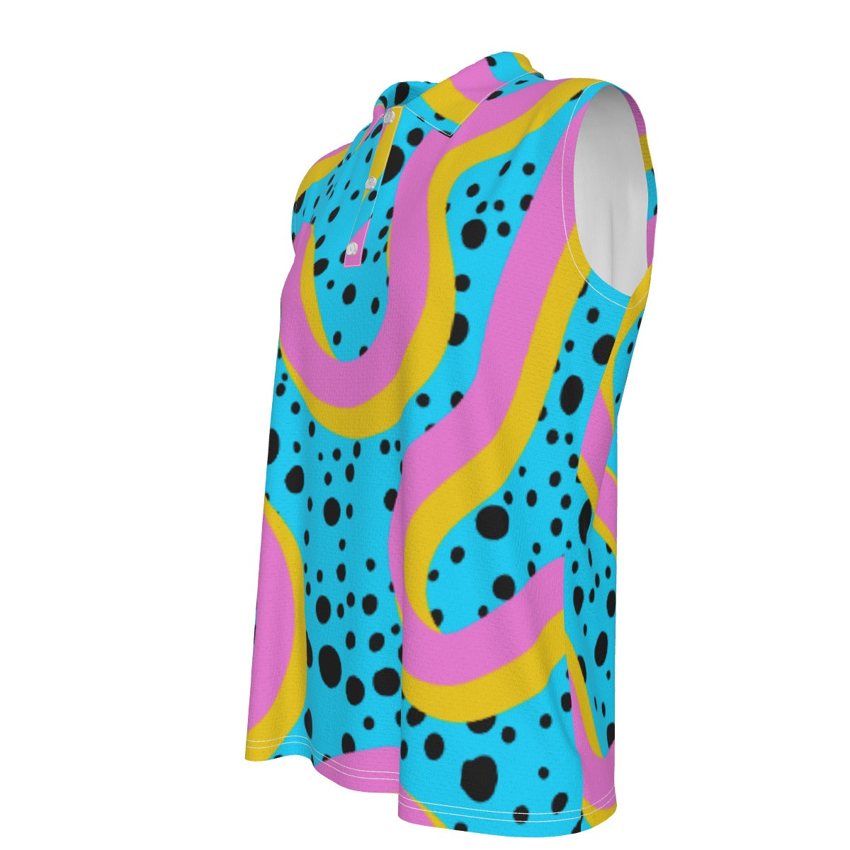 Flintstones v. Jetson's Sleeveless Polo Shirt