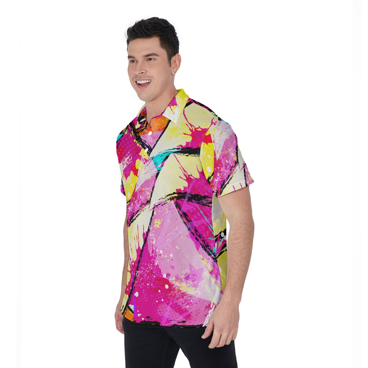 Pinky Wink Men's Polo Shirt