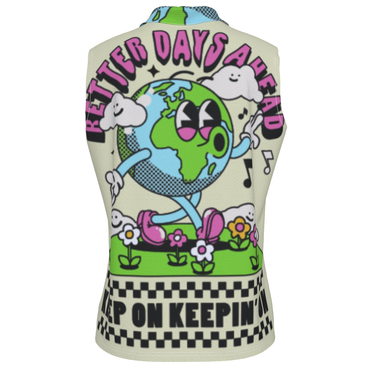 Keep On Keepin' On Sleeveless Polo Shirt