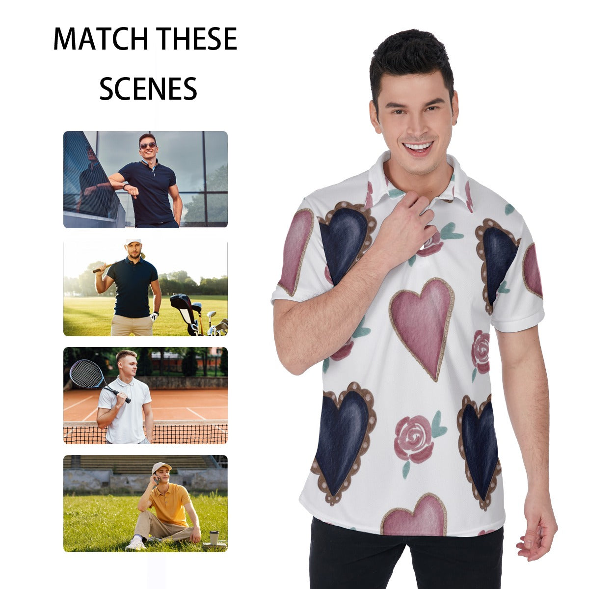 Stupid Cupid Men's Polo Shirt