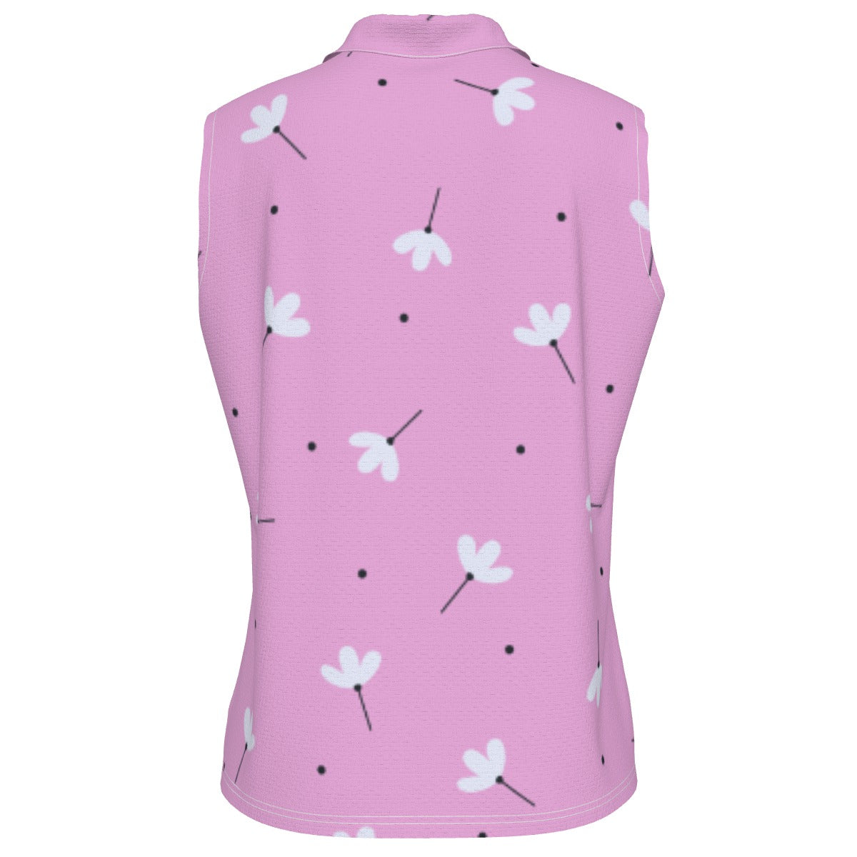 Preppy Sleeveless Polo Shirt