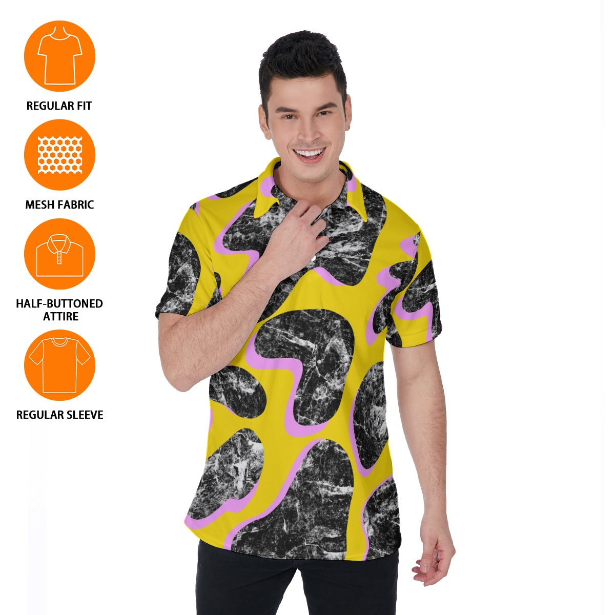 Black Holes Men's Polo Shirt