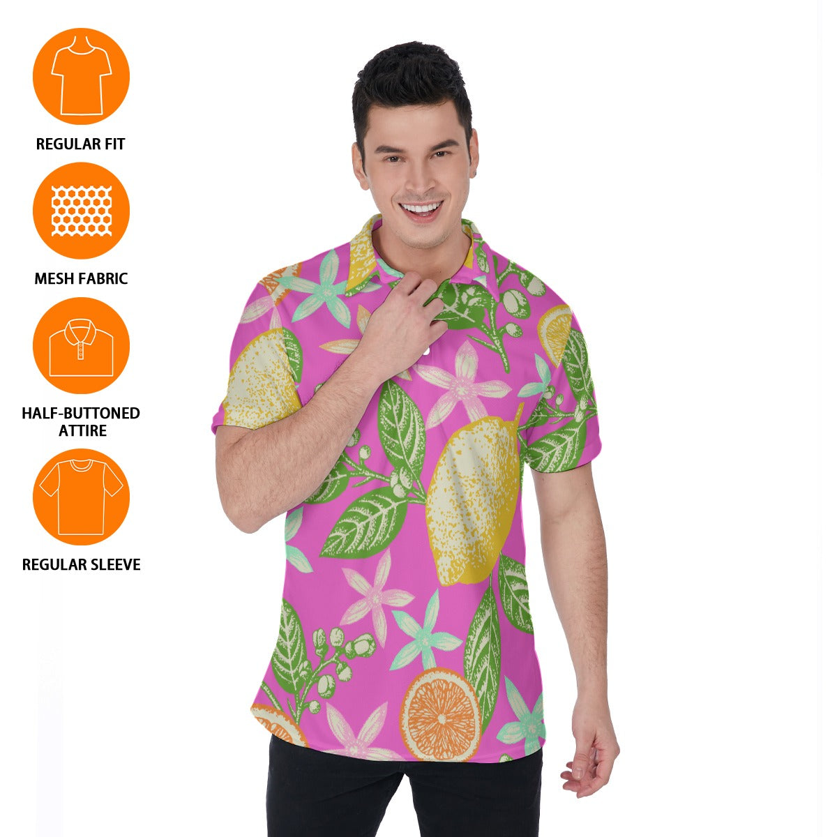Citrus Men's Polo Shirt