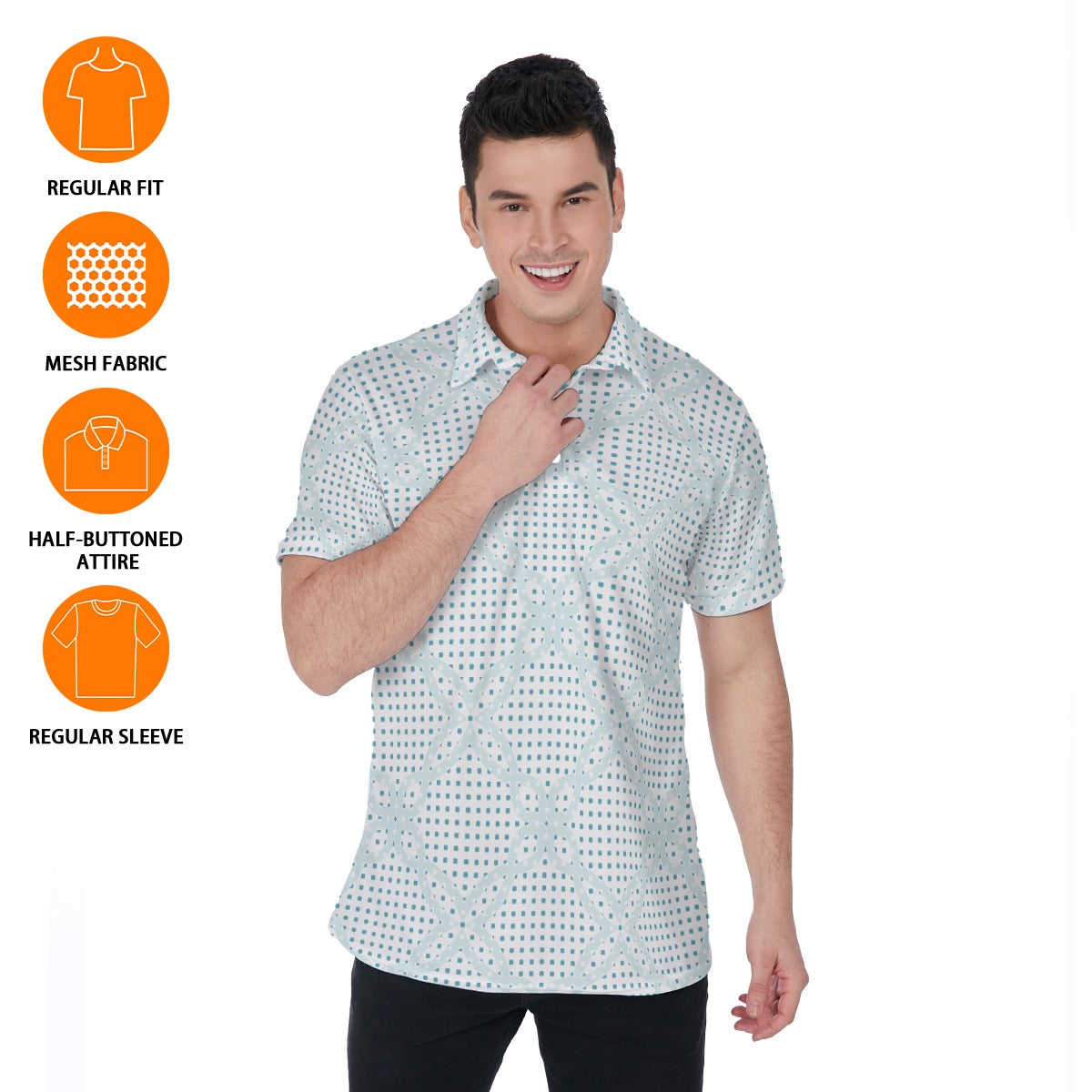 Green Reader Men's Polo Shirt