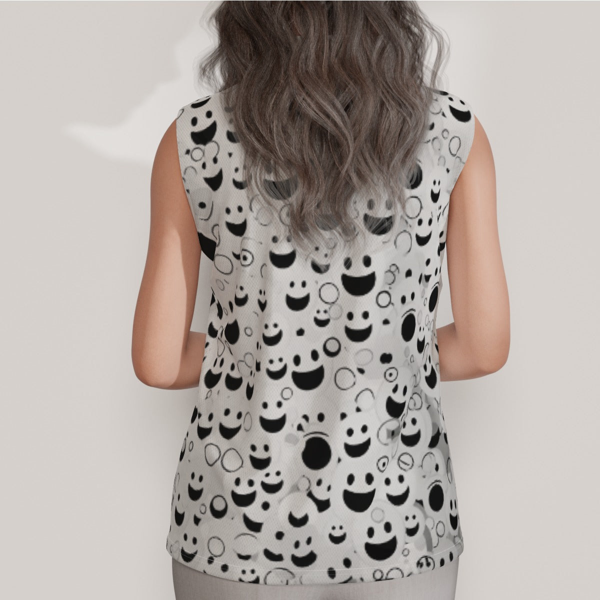 All Smiles Women's Sleeveless POLO Shirt