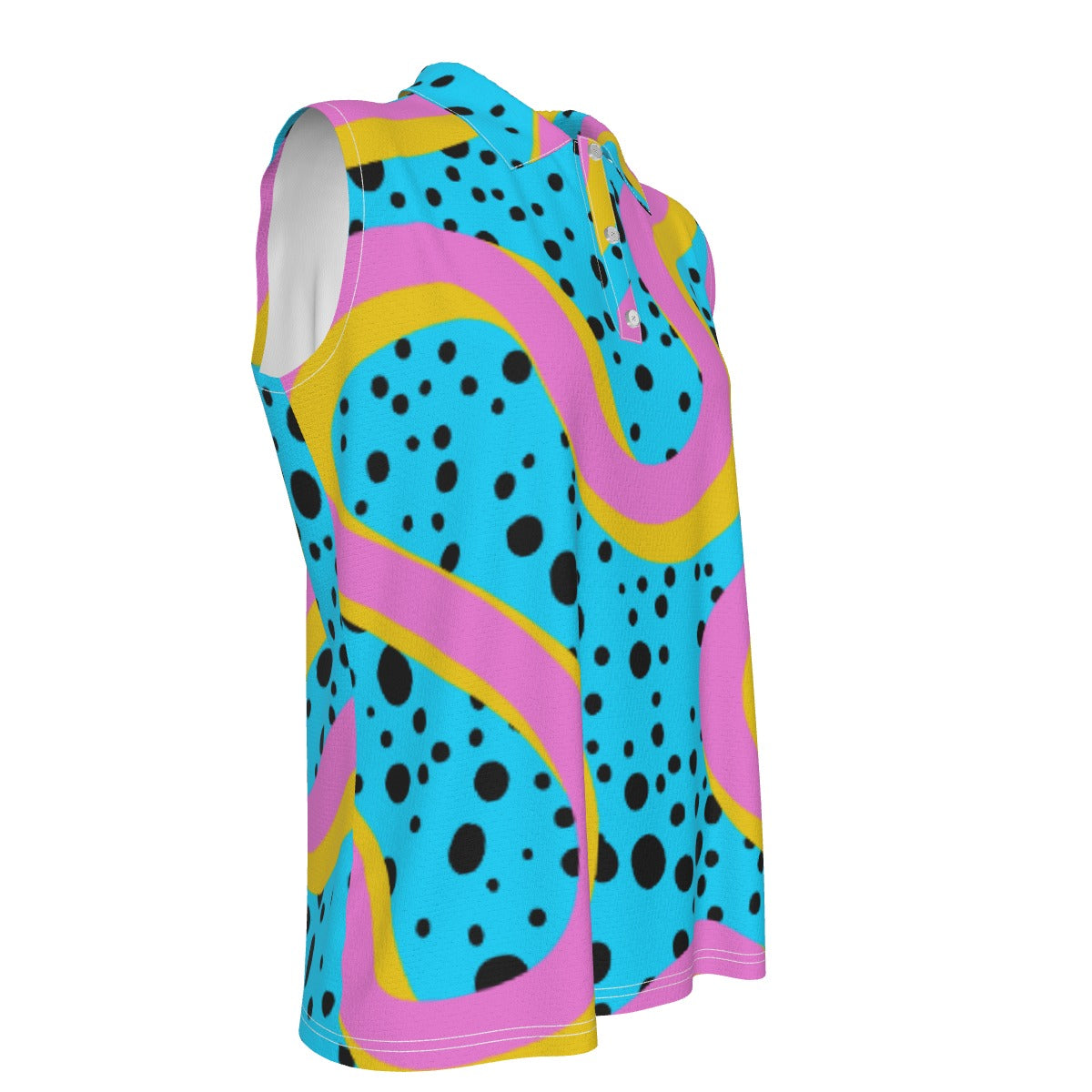 Flintstones v. Jetson's Sleeveless Polo Shirt