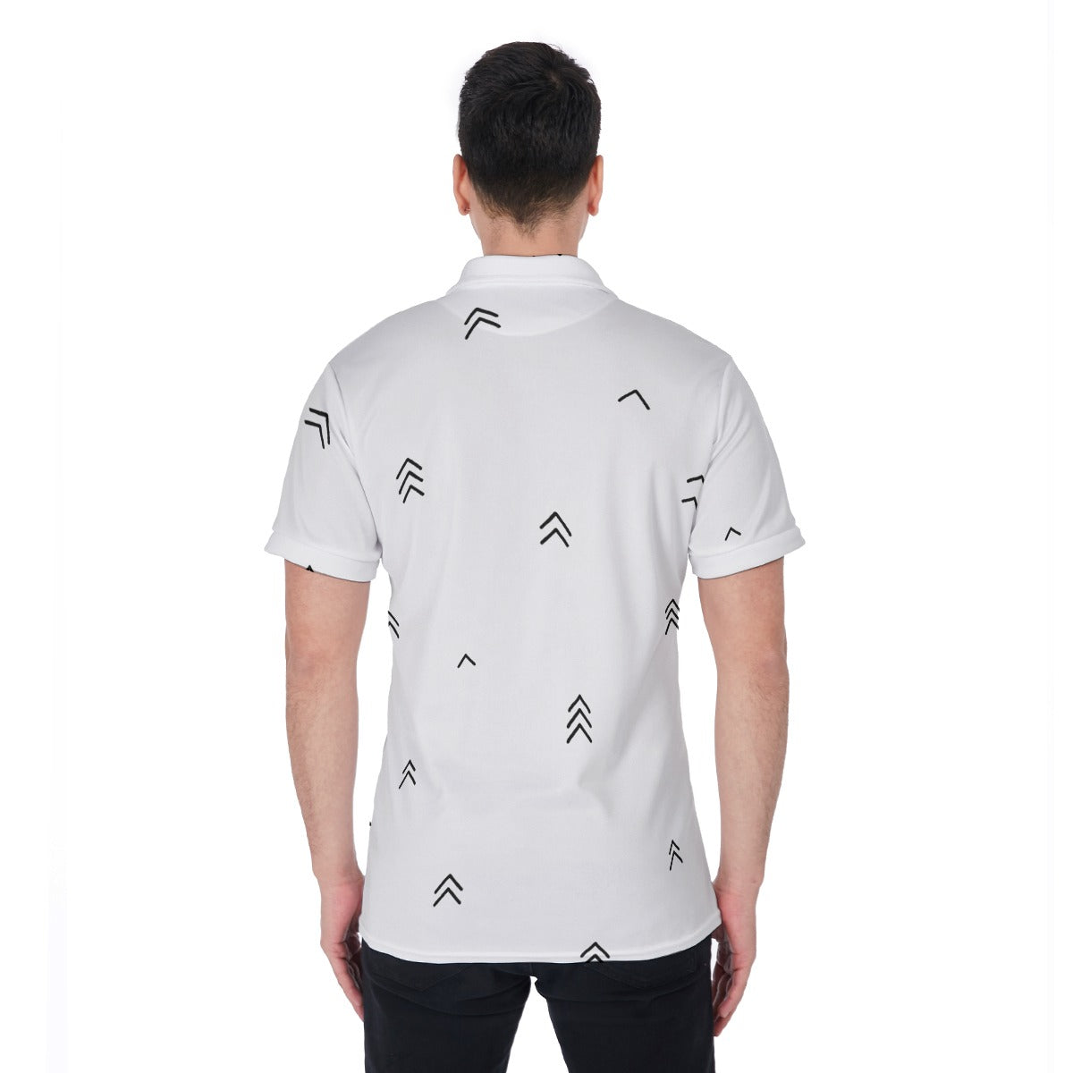 Up & Up Print Men's Polo Shirt