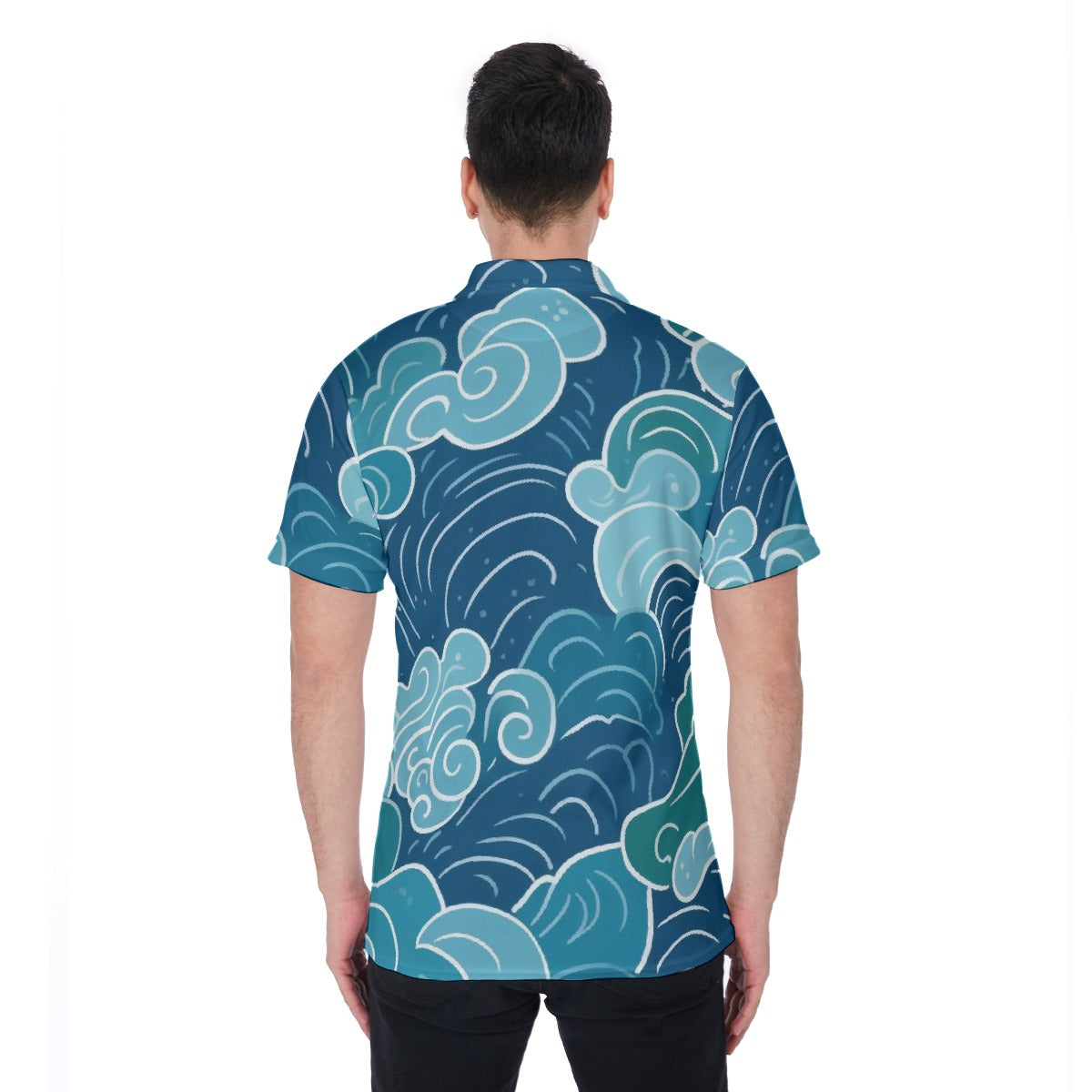 Making Waves Men's Polo Shirt
