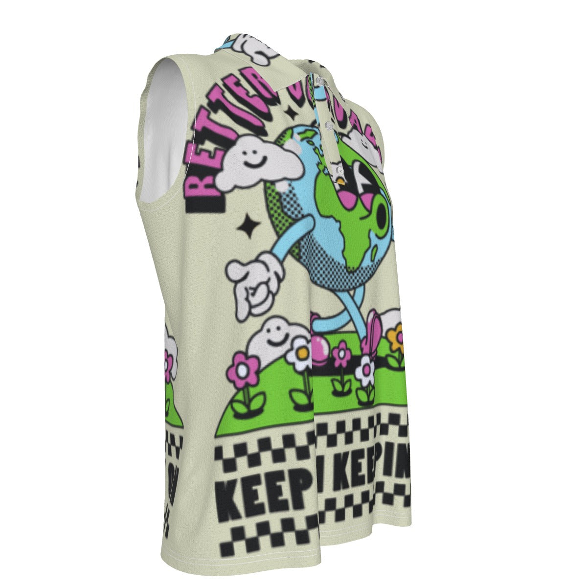 Keep On Keepin' On Sleeveless Polo Shirt