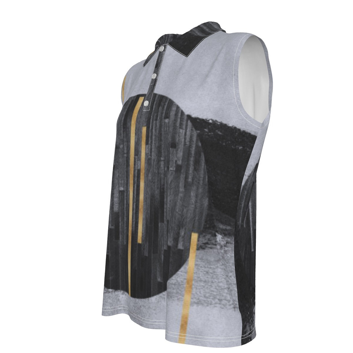 Classical Music Sleeveless Polo Shirt