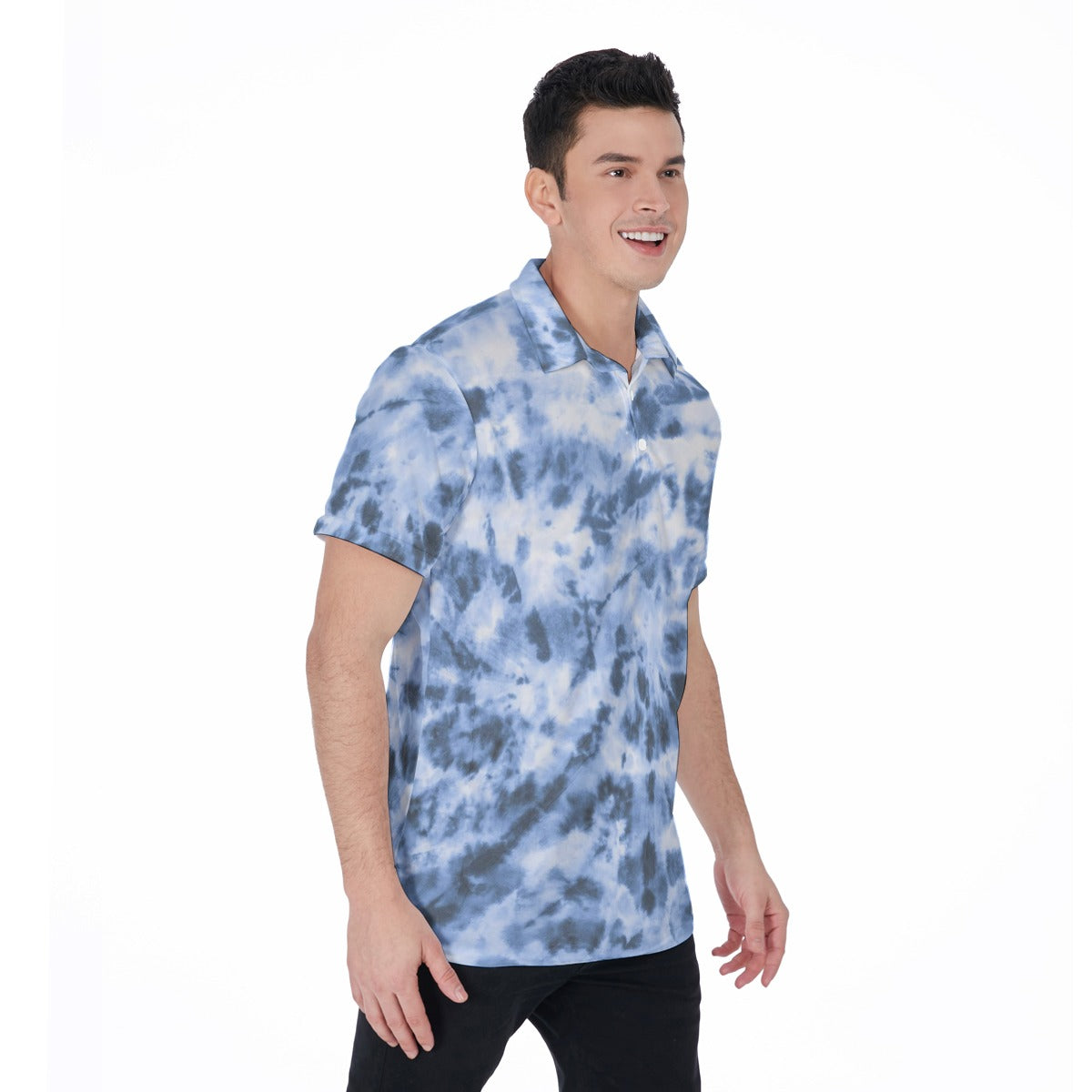 Blue Hippie Men's Polo Shirt