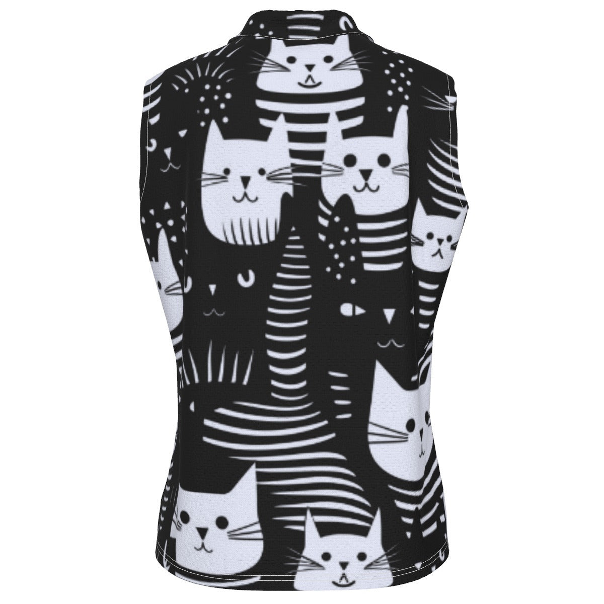 Fat Cat Women's UV Protection Sleeveless Polo Shirt