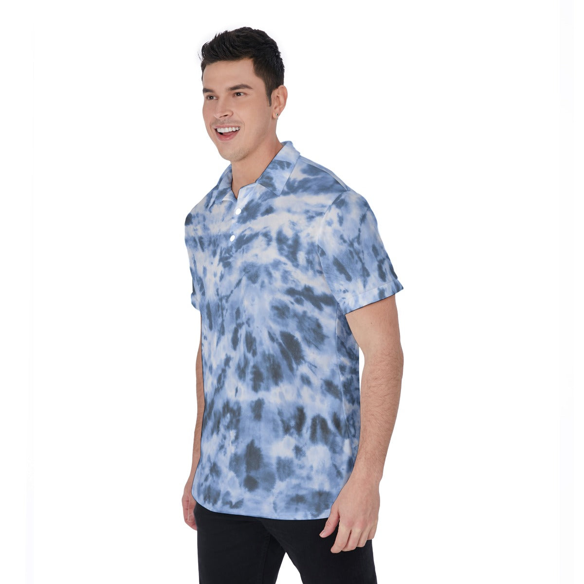 Blue Hippie Men's Polo Shirt