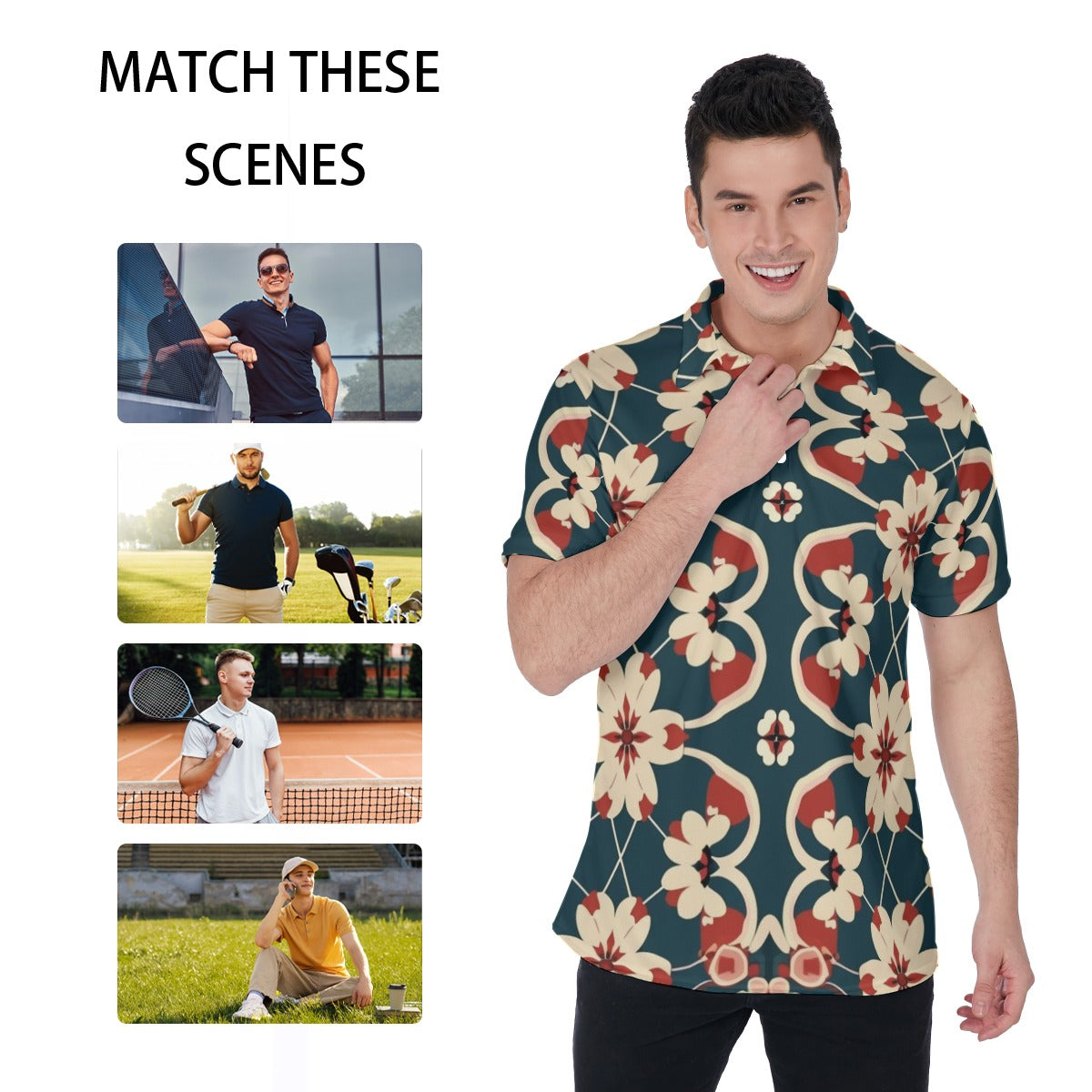 Trippin Men's Polo Shirt