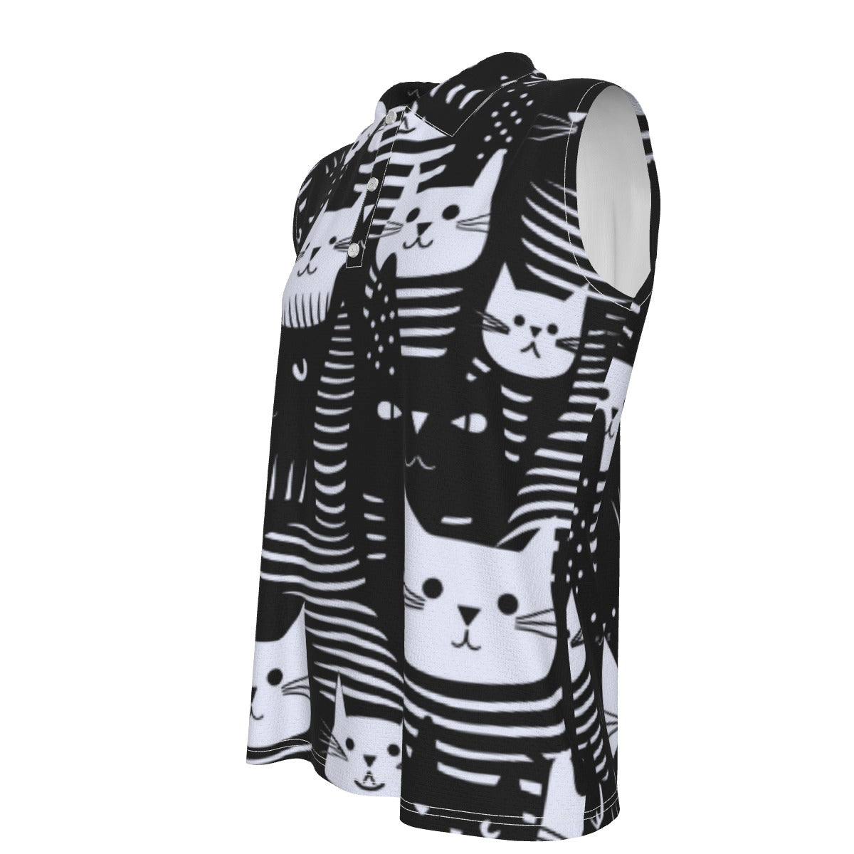 Fat Cat Women's UV Protection Sleeveless Polo Shirt