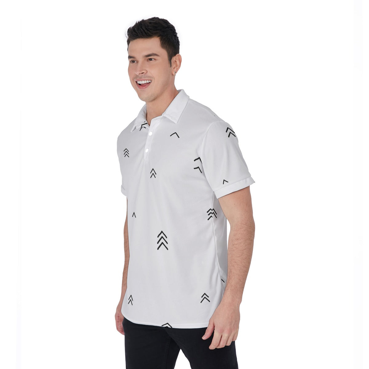 Up & Up Print Men's Polo Shirt