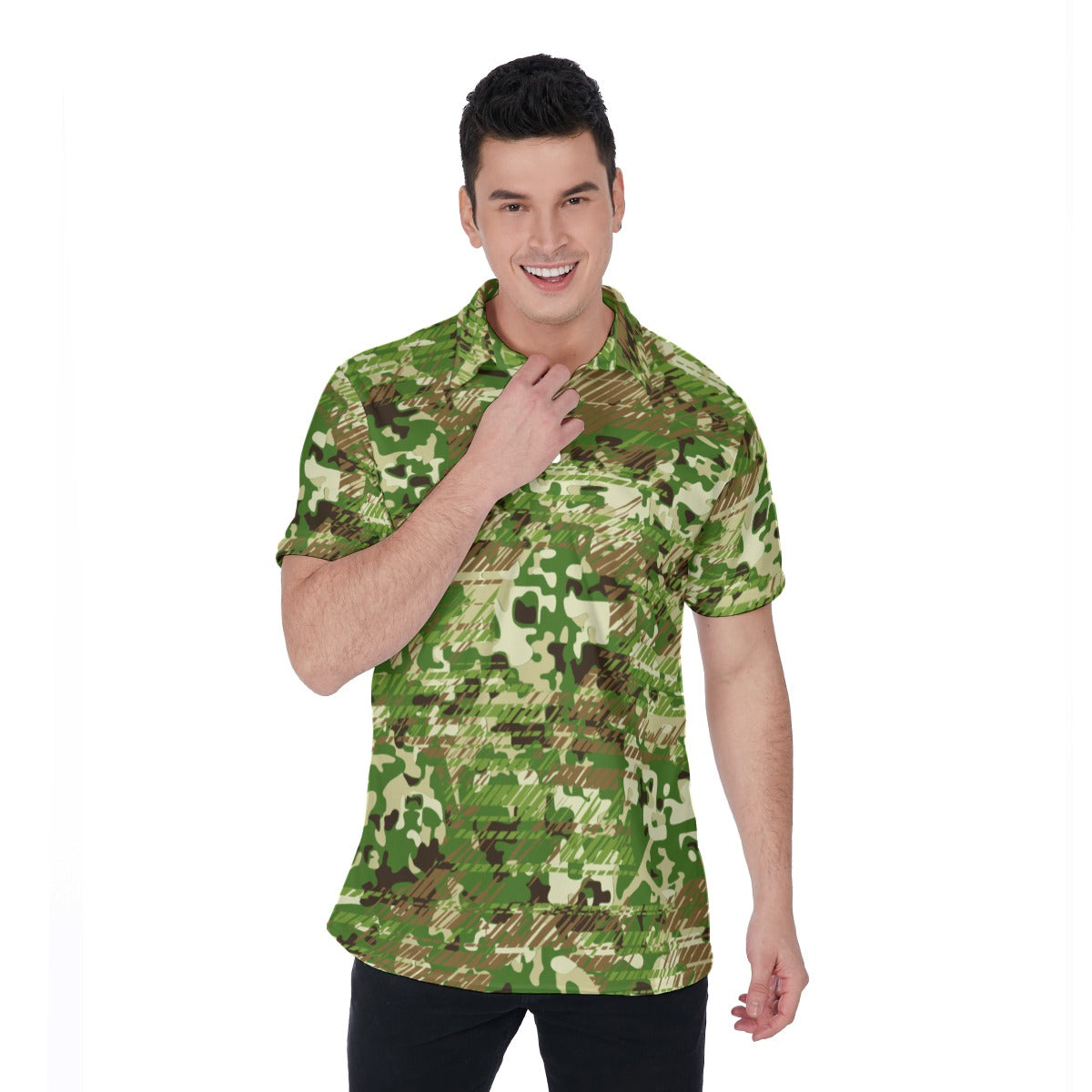 Urban Camo Men's Polo Shirt