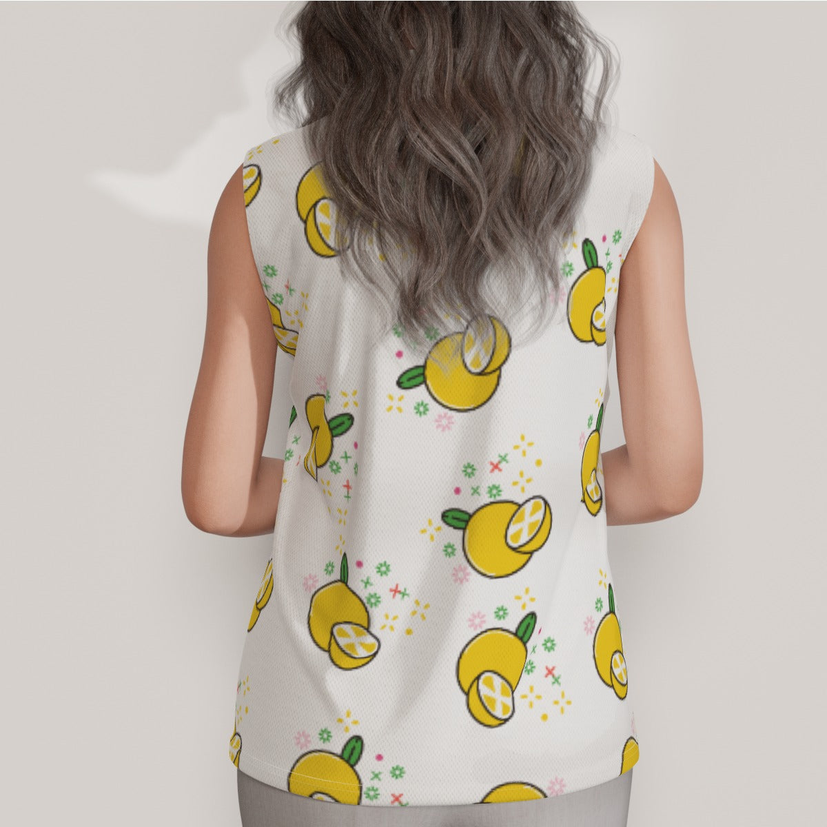 Easy Peasy Lemon Squeezy Women's Sleeveless POLO Shirt