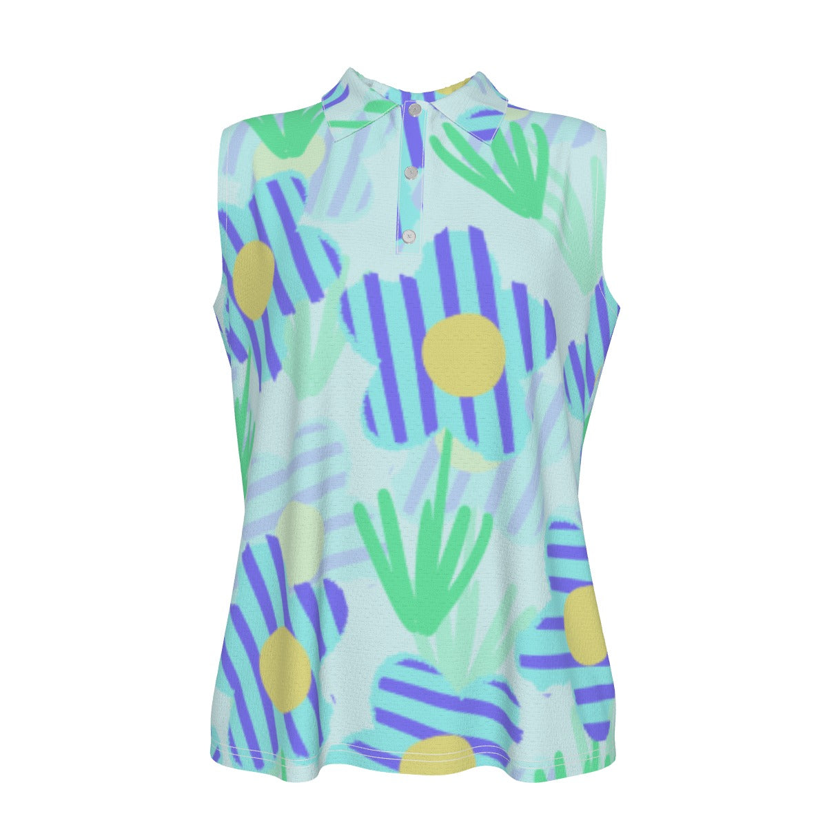 Miss Daisy Sleeveless Polo Shirt