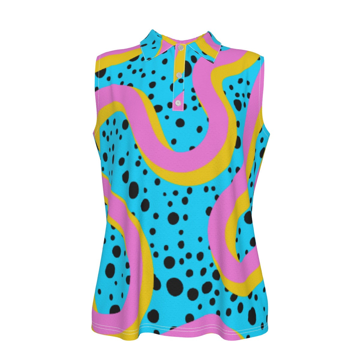 Flintstones v. Jetson's Sleeveless Polo Shirt