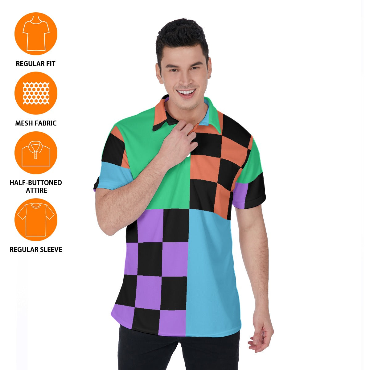 Flintstones Men's Polo Shirt