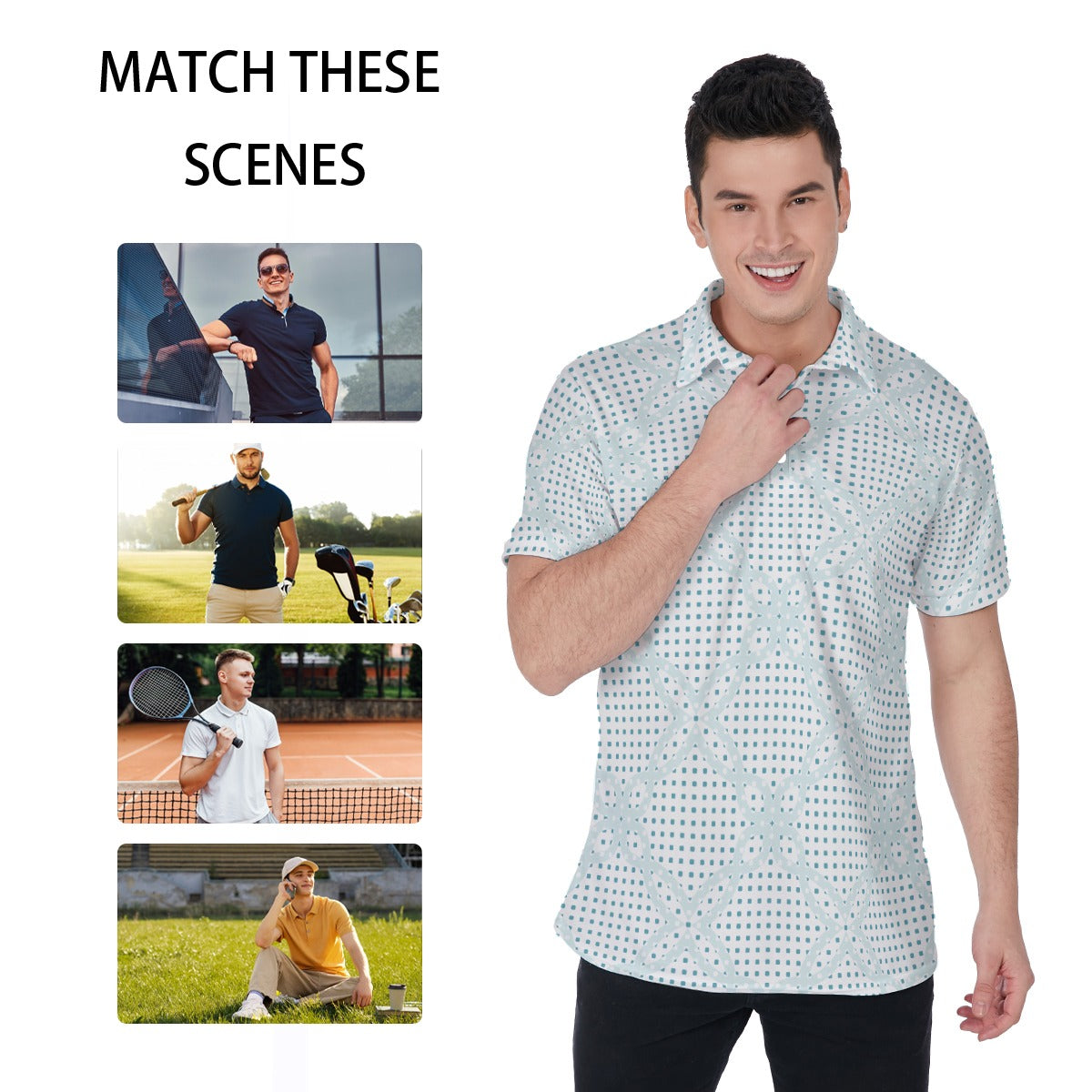 Green Reader Men's Polo Shirt