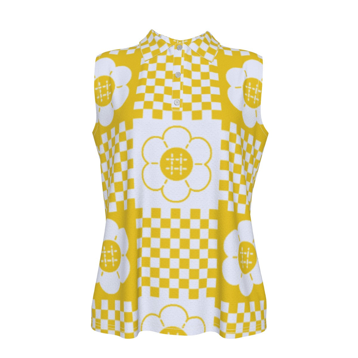 Picnic Play Women's UV Protection Sleeveless Polo Shirt