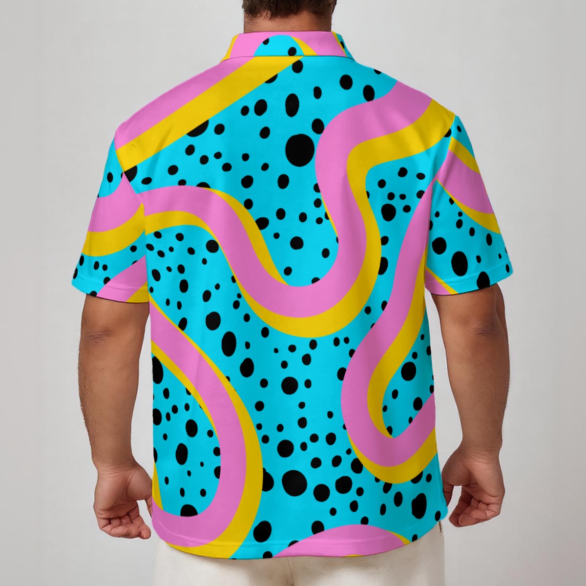 Flintstones v. Jetson's Men's Polo Shirt